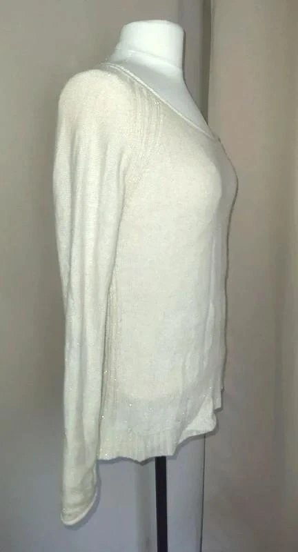Suéter mujer crudo dorado con cuello barco mujer 38- M – photo 6